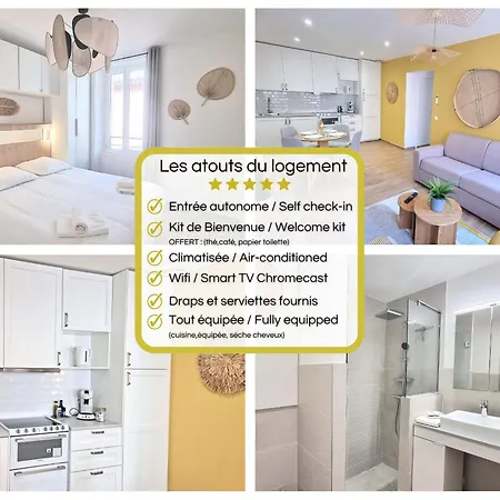 Apartment Sunny Neuf - Climatise - Centre Cogolin
